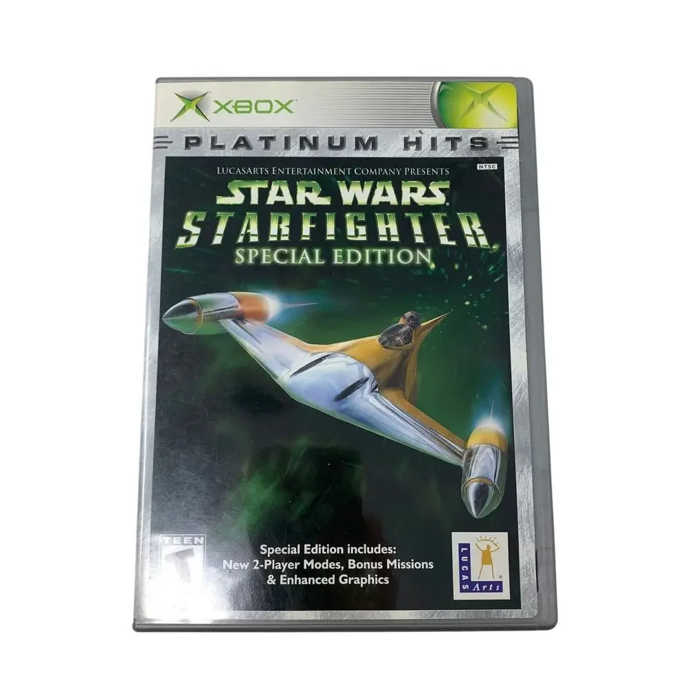 Star Wars Starfighter Special Edition Original Xbox Complete Video Game